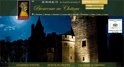Desktop Screenshot of chateaudesaint-loup.com